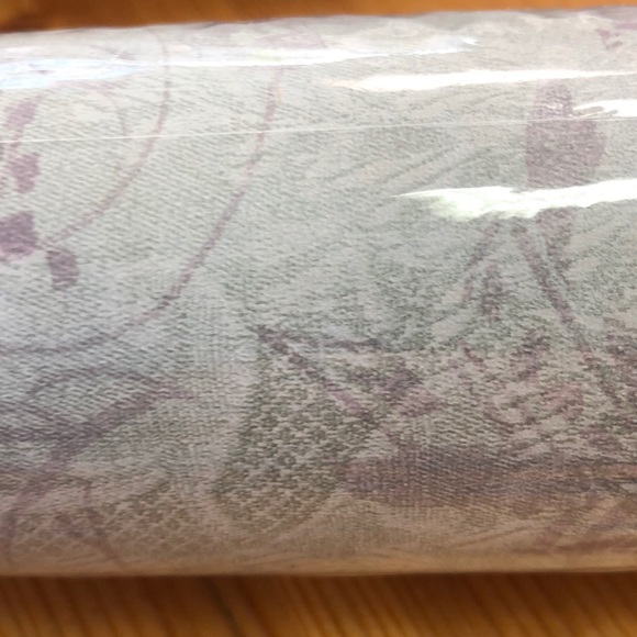 📜📜📜Green & Lavender vinyl wallpaper - Picture 2 of 6